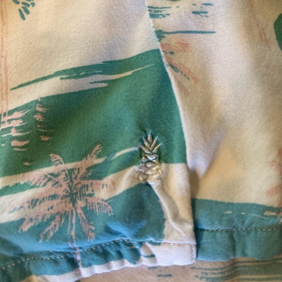 Chubbies Shirt Men's Sz Large Tropical Palm Short Sleeve Casual Lightweight - Picture 5 of 12